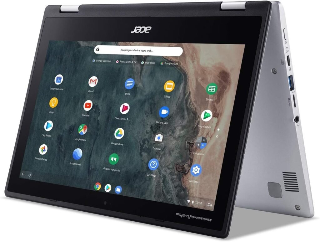Acer Chromebook Spin 311 Convertible Laptop, Intel Celeron N4020, 11.6 HD Touch, 4GB LPDDR4, 32GB eMMC, Gigabit Wi-Fi 5, Bluetooth 5.0, Google Chrome, CP311-2H-C679