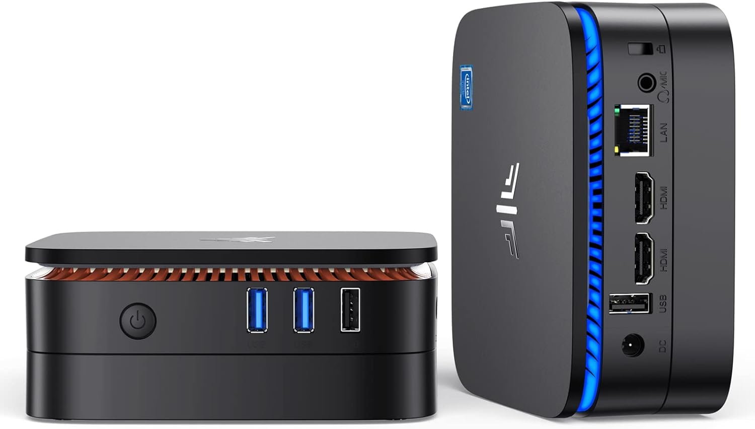 KAMRUI AK1 Plus Mini PC, Intel 12th Gen N95(up to 3.4GHz) Mini Desktop Computers, 16GB DDR4 RAM 512GB M.2 SSD Micro Computer Tower Support 4K UHD, Dual Wi-Fi, BT 4.2 for Business Home Office