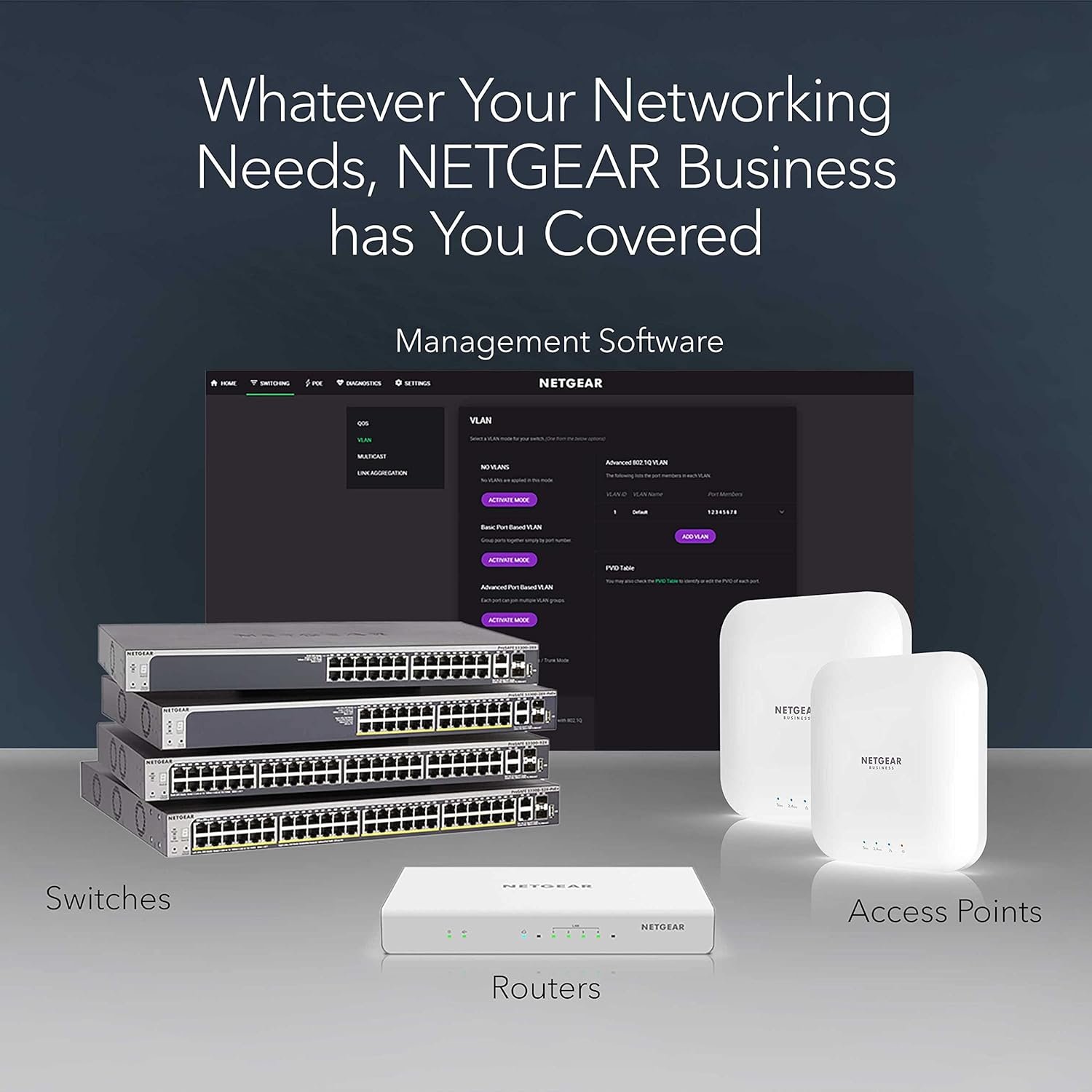 NETGEAR 5-Port Gigabit Ethernet Unmanaged Switch (GS105NA) - Desktop or Wall Mount, and Limited Lifetime Protection Gray