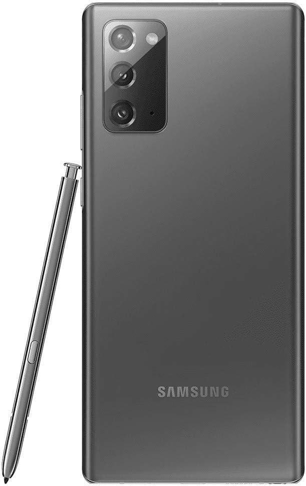 Samsung Electronics Galaxy Note 20 5G Unlocked Android Cell Phone | US Version | 128GB of Storage | Mobile Gaming Smartphone | Long-Lasting Battery | Mystic Gray (Renewed)