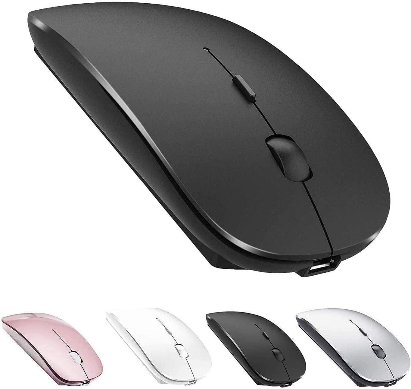 Bluetooth Mouse,Rechargeable Wireless Mouse for MacBook Pro/MacBook Air,Bluetooth Wireless Mouse for Laptop/PC/Mac/iPad pro/Computer