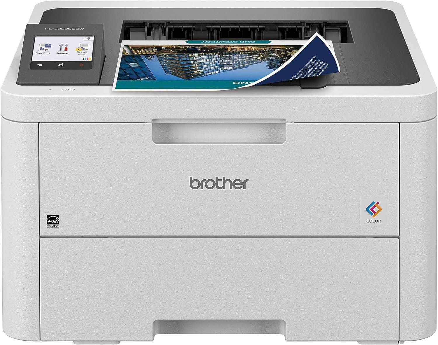 Brother HL-L3280CDW Wireless Compact Digital Color Printer with Laser Quality Output, Duplex, Mobile Printing  Ethernet | Includes 4 Month Refresh Subscription Trial¹, Amazon Dash Replenishment Ready