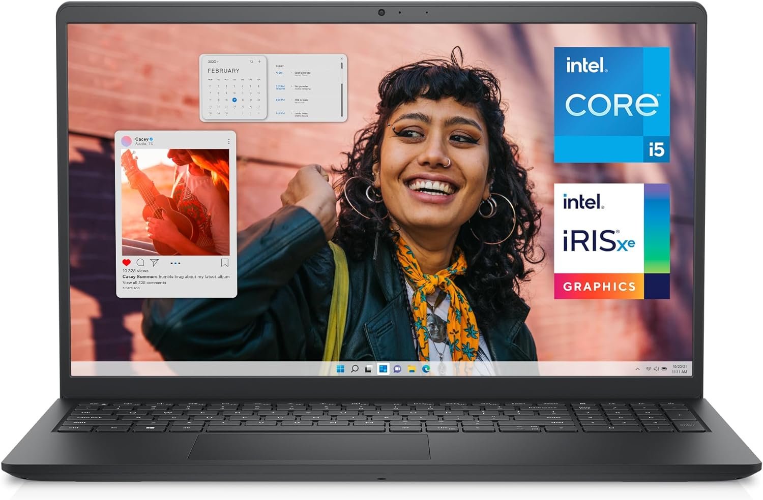 Dell Inspiron 16 5630 Laptop - Intel Core i7-1360P, 16-inch 16:10 FHD+ Display, 16GB LPDDR5 RAM, 1TB SSD, Intel Iris Xe Graphics, Windows 11 Pro, Services Included - Platinum Silver