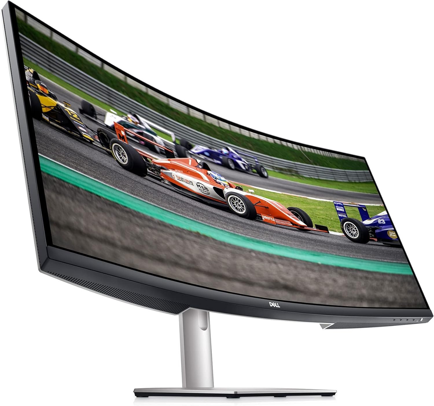 Dell S2721QS 27 Inch 4K UHD (3840 x 2160) IPS Ultra-Thin Bezel Monitor, AMD FreeSync (HDMI, DisplayPort), VESA Certified, Silver