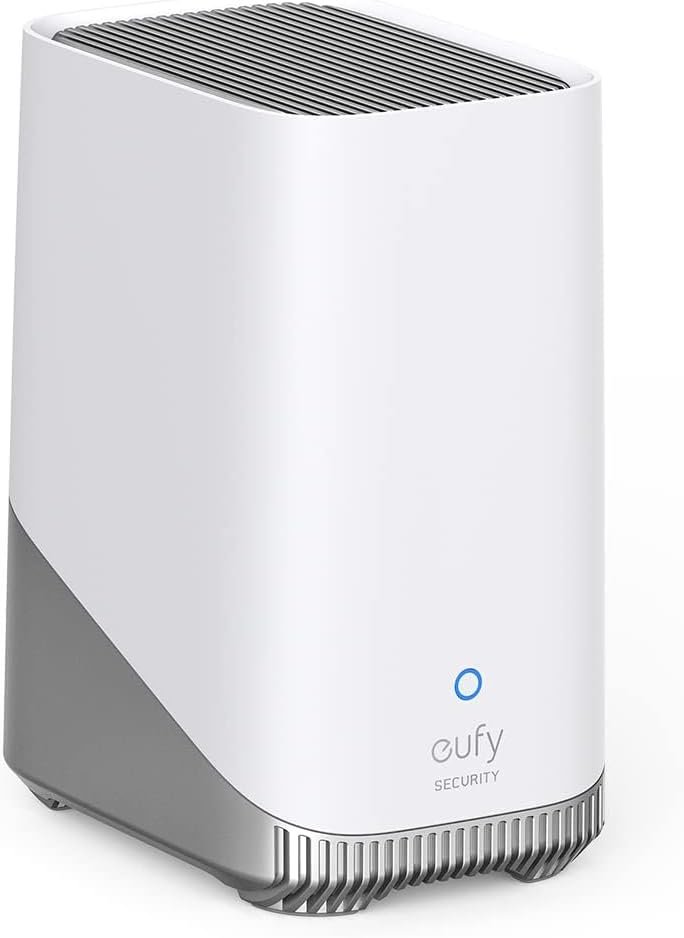 eufy Security HomeBase S380 (HomeBase 3),eufy Edge Security Center, Local Expandable Storage up to 16TB, eufy Security Product Compatibility, Advanced Encryption,2.4 GHz Wi-Fi, No Monthly Fee