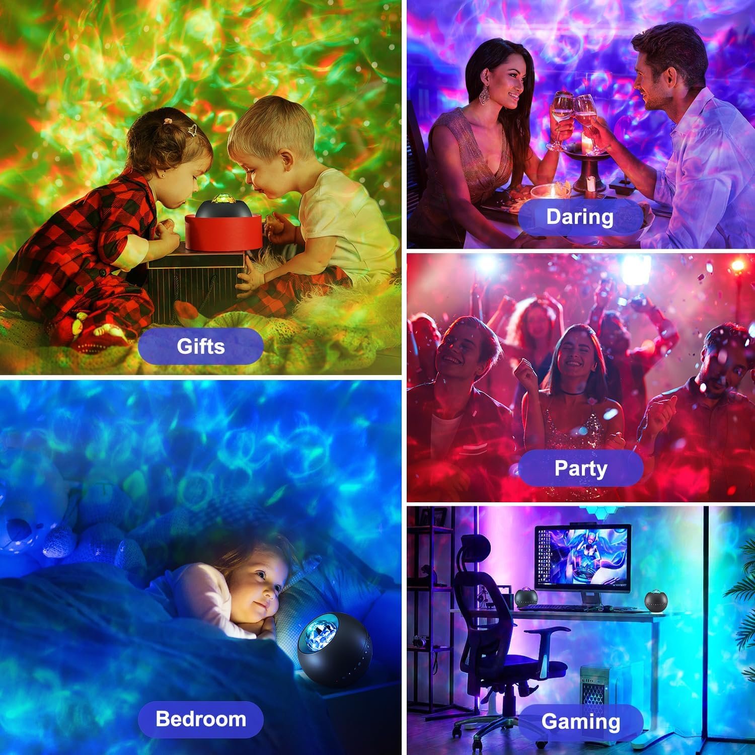 Galaxy Projector, White Noise Galaxy Light Projector Light, Bluetooth Music Star Projector Night Light for Kids, Remote Timer Galaxy Projector Night Light for Bedroom,Teen Girl Adult Gifts  Decor