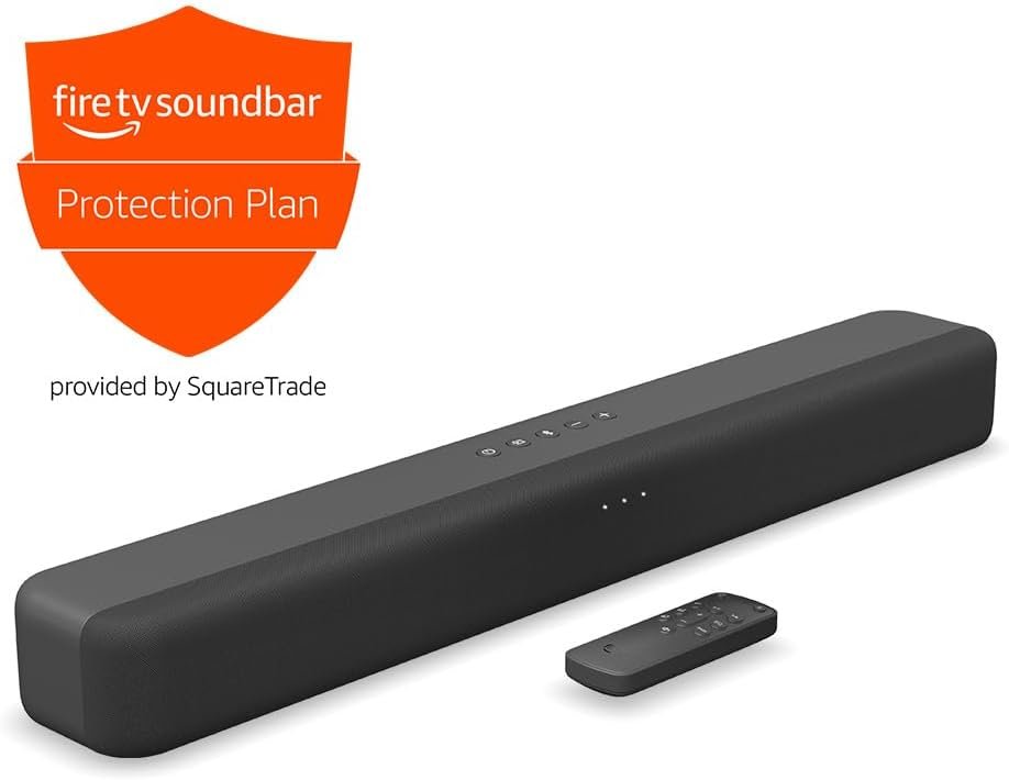 Introducing Amazon Fire TV Soundbar, 2.0 speaker with DTS Virtual:X and Dolby Audio, Bluetooth connectivity