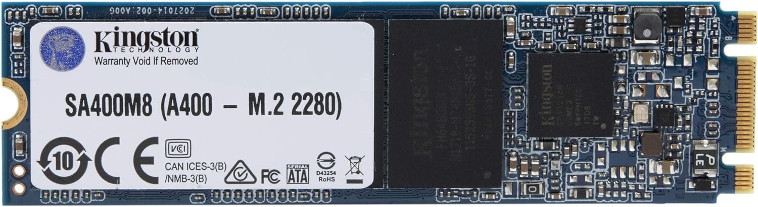 Kingston 240GB A400 SATA 3 2.5 Internal SSD SA400S37/240G - HDD Replacement for Increase Performance