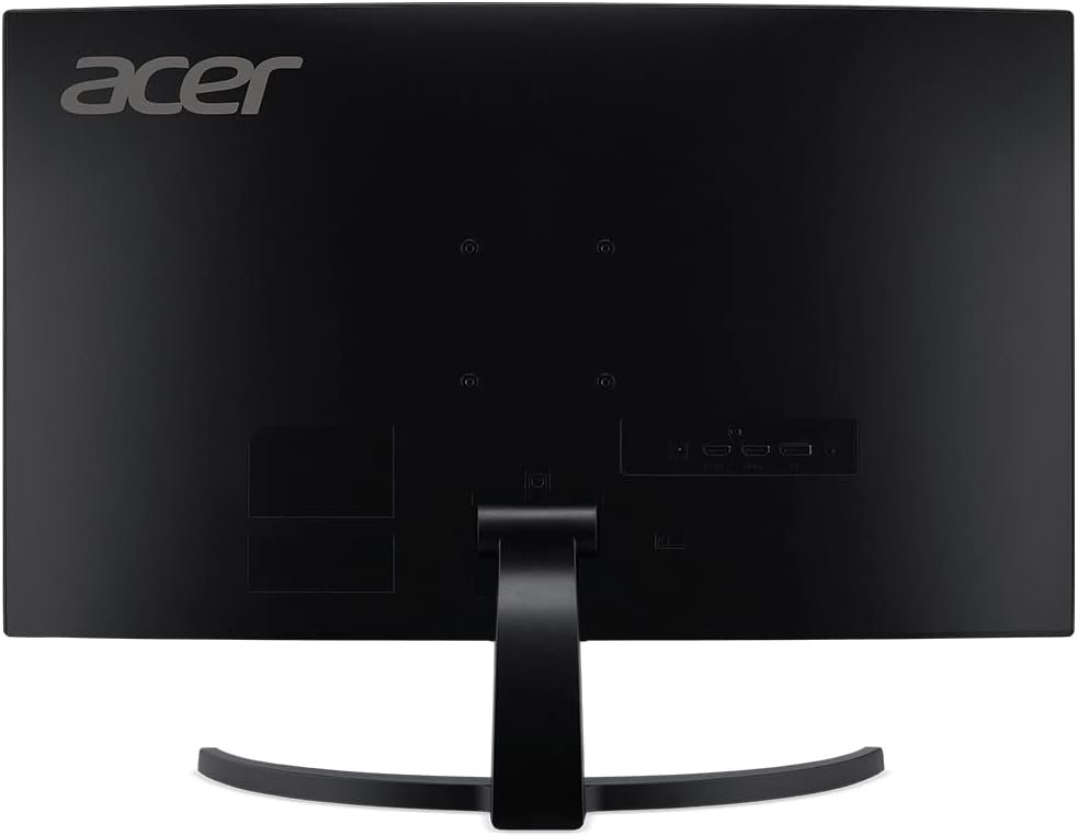 Nitro by Acer 27 Full HD 1920 x 1080 1500R Curve PC Gaming Monitor | AMD FreeSync Premium | 165Hz Refresh | 1ms (VRB) | ZeroFrame Design | 1 x Display Port 1.4  2 x HDMI 2.0 Ports ED270R Mbmiiphx