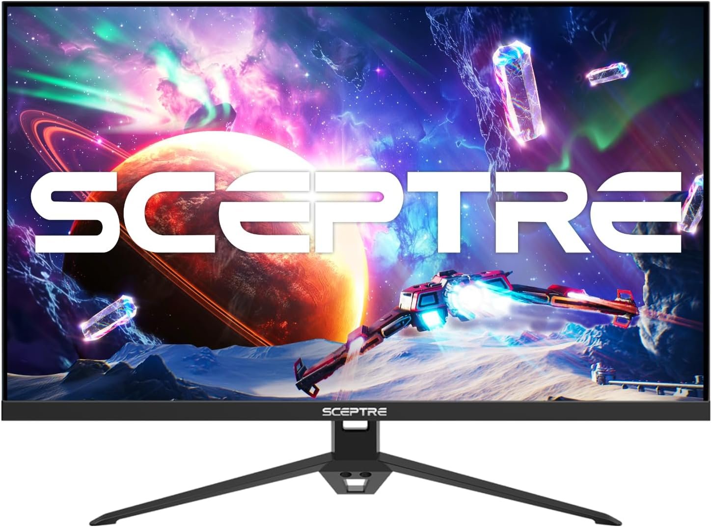 Sceptre IPS 24” Gaming Monitor 165Hz 144Hz Full HD (1920 x 1080) FreeSync Eye Care FPS RTS DisplayPort HDMI Build-in Speakers, Machine Black 2020 (E248B-FPT168),IPS 24 165Hz