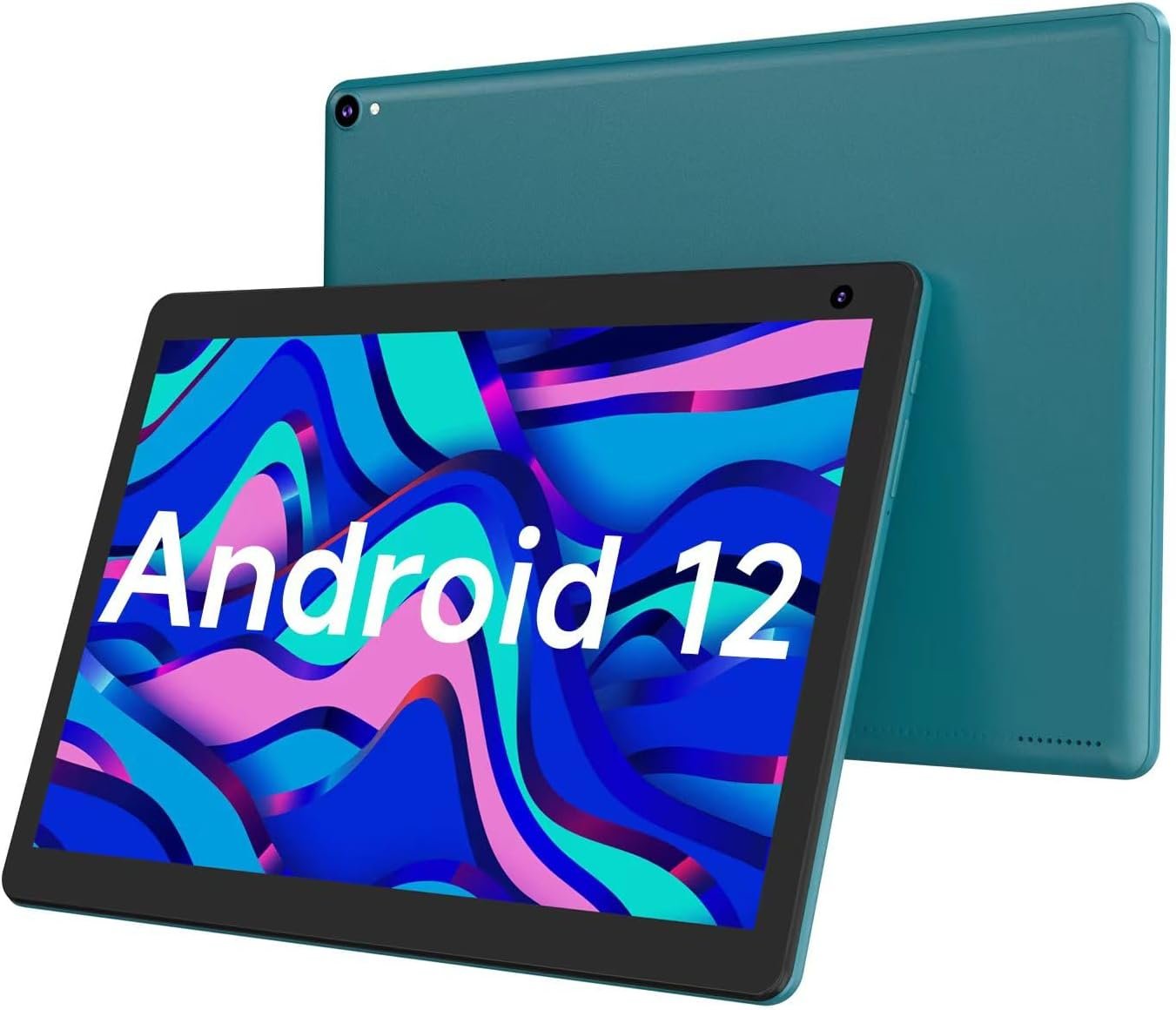 Tablet 10 inch Android Tablets, Android 12 Tablet Quad Core Processor 32GB Storage Tablet Computer, 2GB RAM, 8MP Camera, Long Battery Life Black