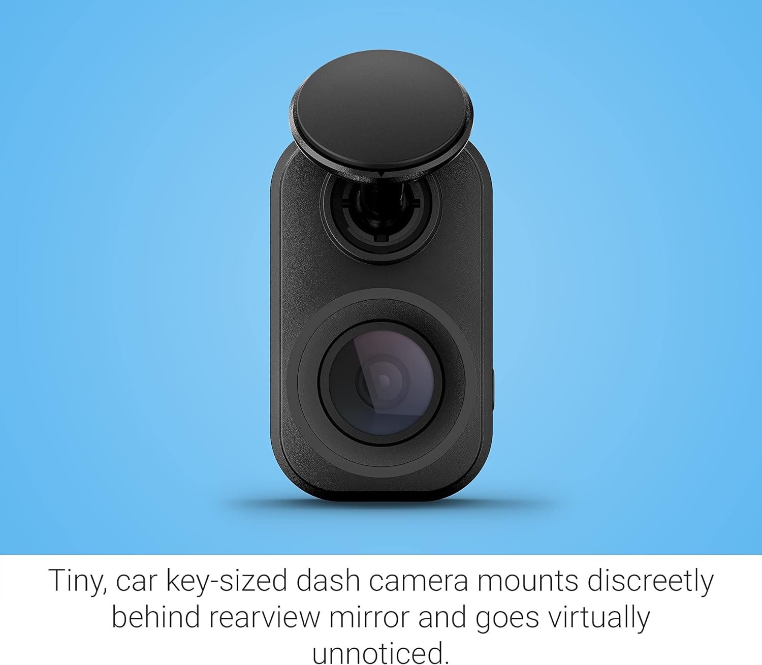 Garmin Dash Cam Mini 2, 1080p, 140-degree FOV, Incident Detection Recording and Signature Series Cloth