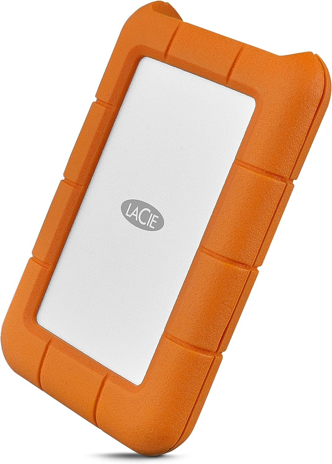 LaCie Rugged 5TB USB-C External Hard Drive - Shock, Dust, Rain Resistant Portable HDD for Mac and PC