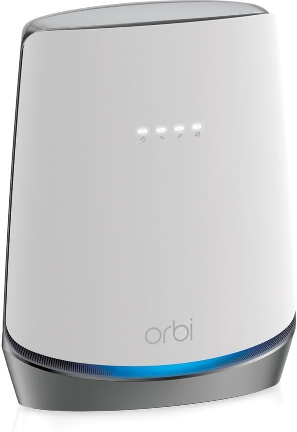 NETGEAR Orbi WiFi 6 Cable Modem Router + Satellite Extender, AX4200, Covers 5000 sq. ft., 40+ Devices