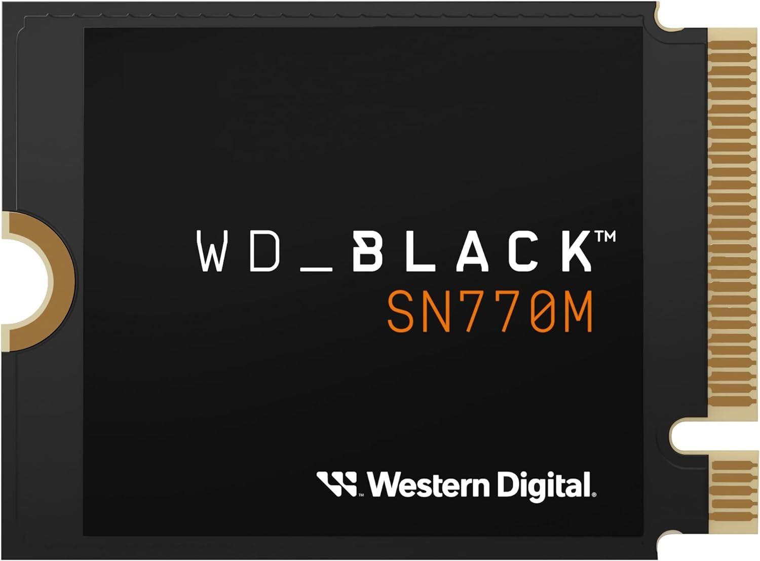 WD_BLACK 2TB SN770M M.2 2230 NVMe SSD for Handheld Gaming Devices, Speeds up to 5,150MB/s, TLC 3D NAND, Great for Steam Deck and Microsoft Surface - WDBDNH0020BBK-WRSN