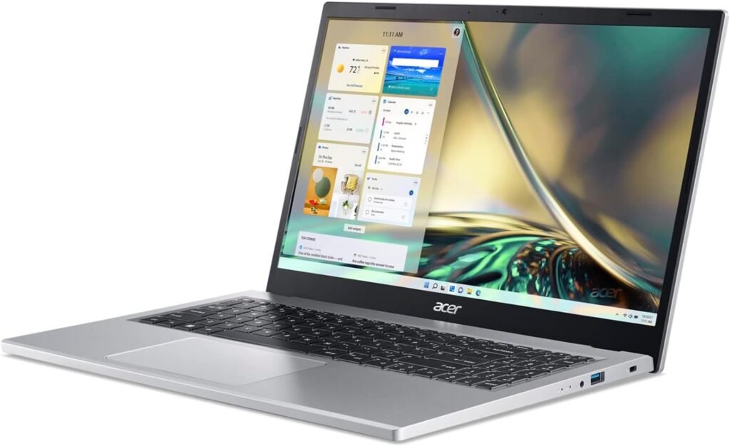 Acer Aspire 3 A315-24P-R7VH Slim Laptop | 15.6 Full HD IPS Display | AMD Ryzen 3 7320U Quad-Core Processor | AMD Radeon Graphics | 8GB LPDDR5 | 128GB NVMe SSD | Wi-Fi 6 | Windows 11 Home in S Mode