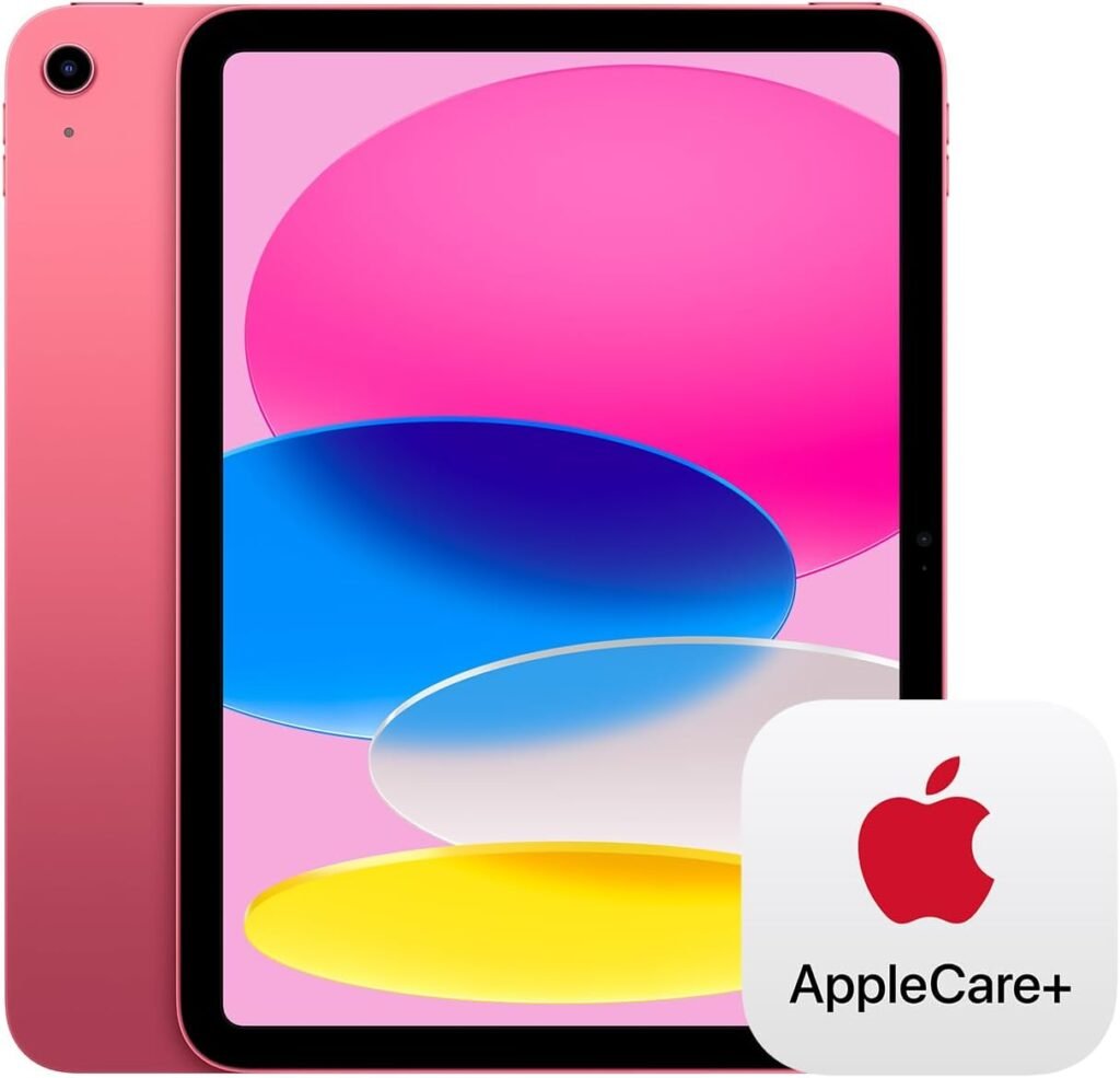 Apple iPad (10th Generation): with A14 Bionic chip, 10.9-inch Liquid Retina Display, 64GB, Wi-Fi 6, 12MP front/12MP Back Camera, Touch ID, All-Day Battery Life – Blue