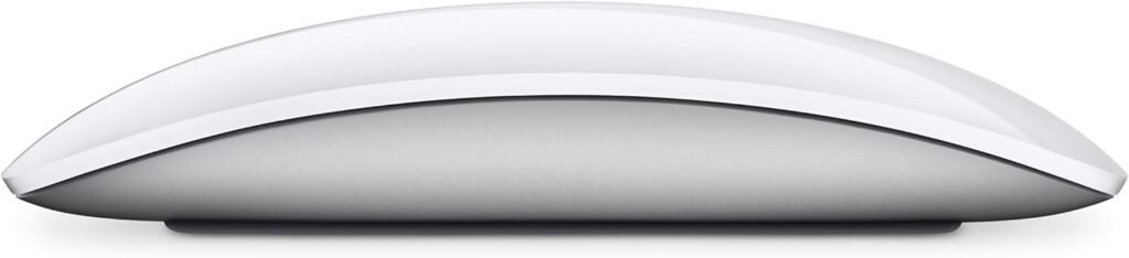 Apple Magic Mouse: Wireless, Bluetooth, Rechargeable. Works with Mac or iPad; Multi-Touch Surface - White