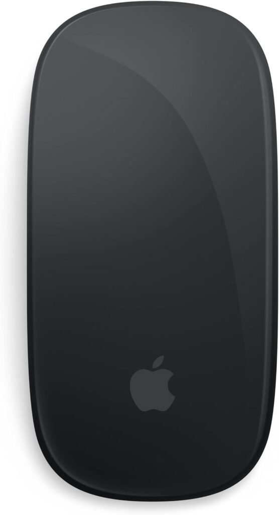 Apple Magic Mouse: Wireless, Bluetooth, Rechargeable. Works with Mac or iPad; Multi-Touch Surface - White