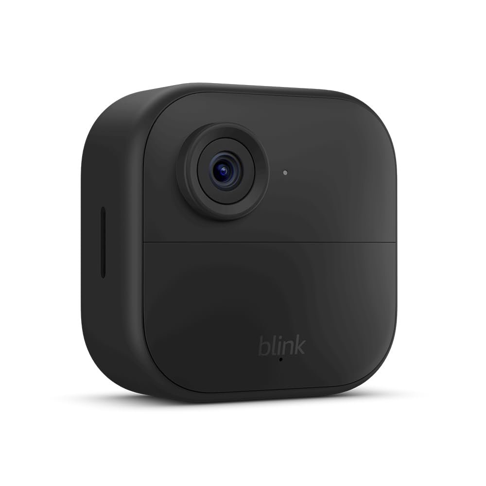 Blink Outdoor 4 (4th Gen) – Wire-free smart security camera, two-year battery life, two-way audio, HD live view, enhanced motion detection, Works with Alexa – 5 camera system