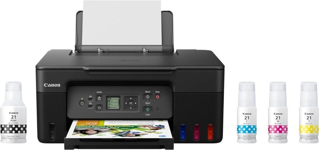 Canon MegaTank G3270 All-in-One Wireless Inkjet Printer. for Home Use, Print, Scan and Copy, Black