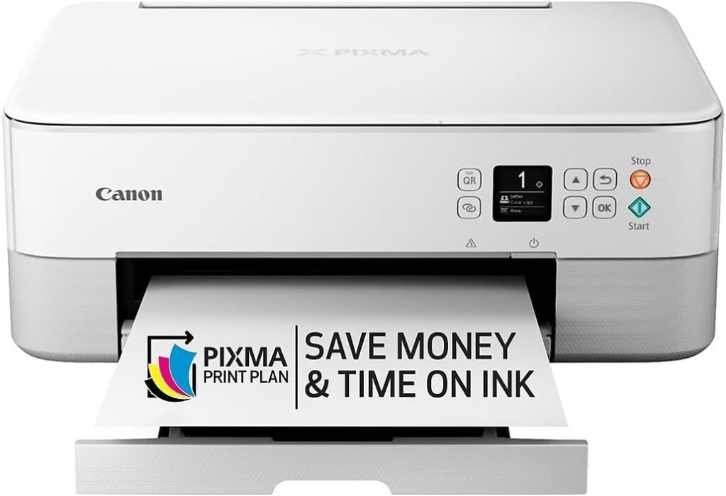 Canon PIXMA TS6420a All-in-One Wireless Inkjet Printer [Print,Copy,Scan], Black, Works with Alexa