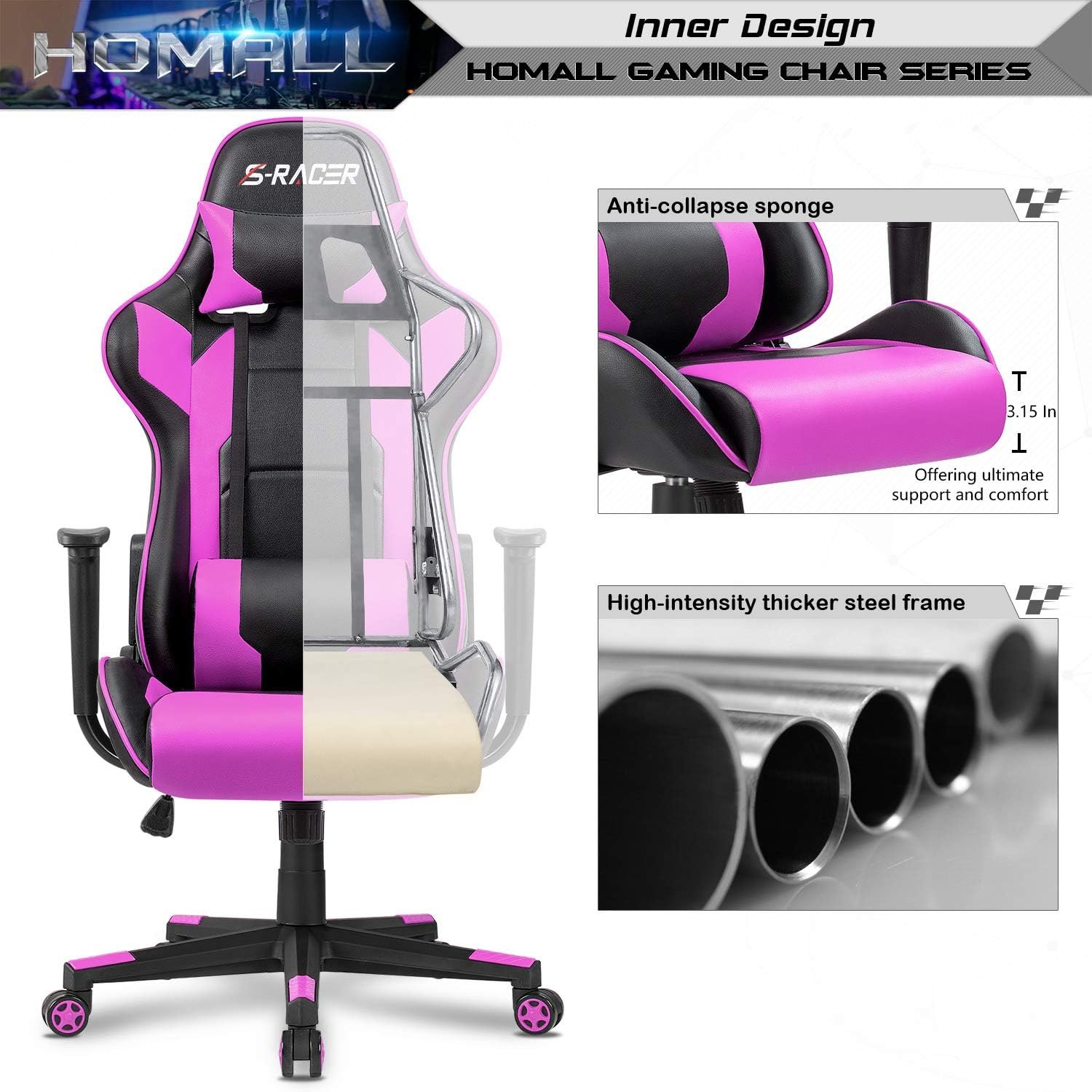 Homall Gaming Chair Review