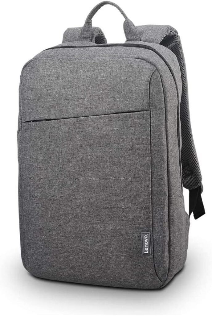 Lenovo Laptop Backpack B210, 15.6-Inch Laptop/Tablet, Durable, Water-Repellent, Lightweight, Clean Design, Sleek for Travel, Business Casual or College, GX40Q17225, Black