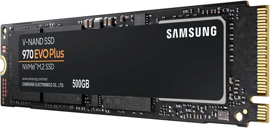 Samsung 970 EVO Plus SSD 1TB NVMe M.2 Internal Solid State Hard Drive, V-NAND Technology, Storage and Memory Expansion for Gaming, Graphics w/Heat Control, Max Speed, MZ-V7S1T0B/AM